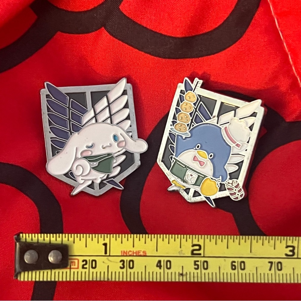 BioWorld CinnamorollxArmin TuxedoSamxSasha Enamel Pins
